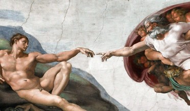 about michelangelo creation adam