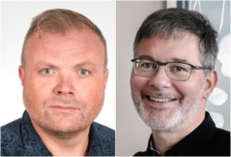 Helgi Páll Helgason og Vilhjálmur Þorsteinsson