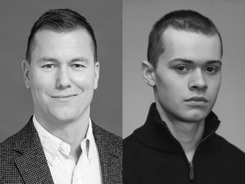 Daði Kristjánsson og Braedon Brunet
