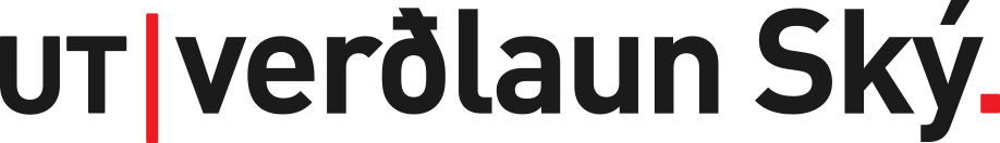 UT-verðlaun Ský lógó